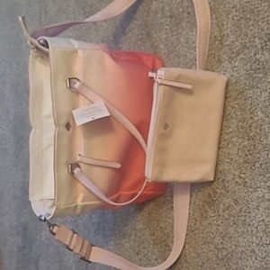Kate Spade purse with matching wristlet.